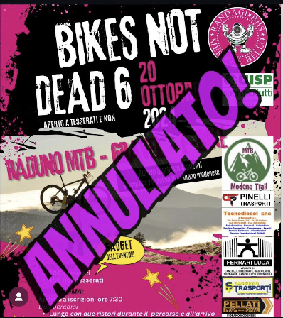 BIKES NOT DEAD 6<br/>EVENTO ANNULLATO 