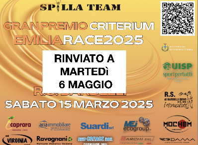 3° Trofeo BARDELLI<br/>1^ TAPPA G.P. CRITERIUM  EMILIARACE2025