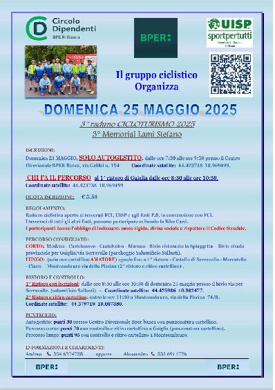 Raduno A.S.D. CIRCOLO DIPENDENTI BPER