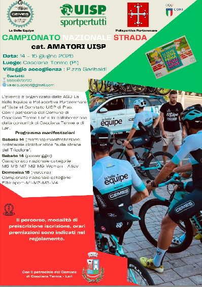 CAMPIONATO NAZIONALE STRADA 2025