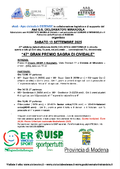 GP SAGRA DI CIVIDALE