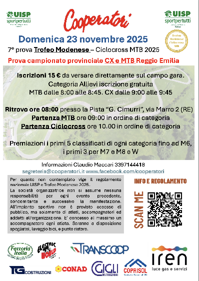 TROFEO MODENESE<br/>COOPERATORI<br/>REGGIO EMILIA (RE) 