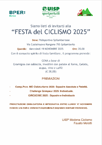 FESTA DEL CICLISMO 2025