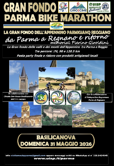 GRAN FONDO PARMA BIKE MARATHON - BASILICA NOVA (PR)