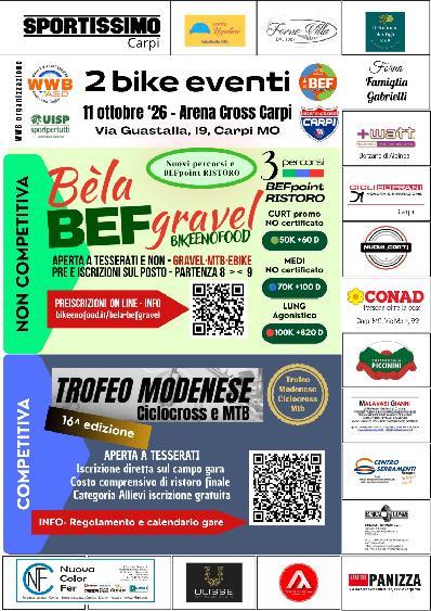 BÉLA BIKE ENO FOOD GRAVEL CARPI