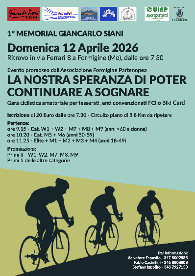 1° MEMORIAL GIANCARLO SIANI 