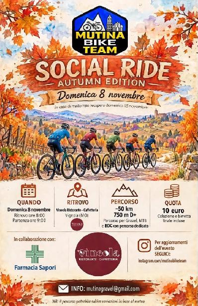 SOCIAL RIDE AUTUMN EDITION